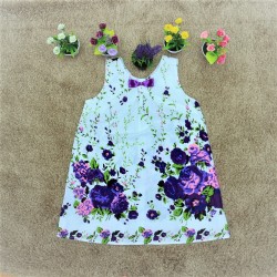 Váy A sn hoa thô- V72204